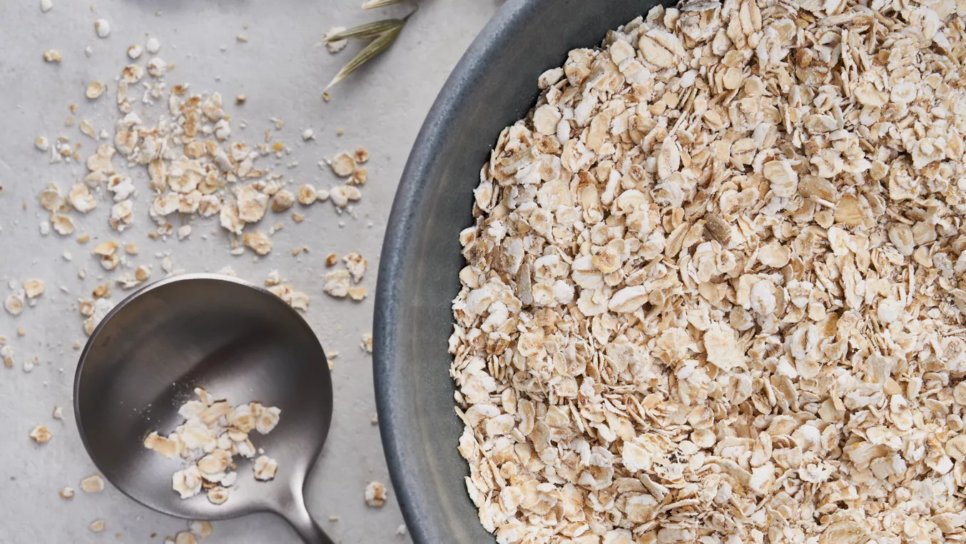 Oats in a bowl