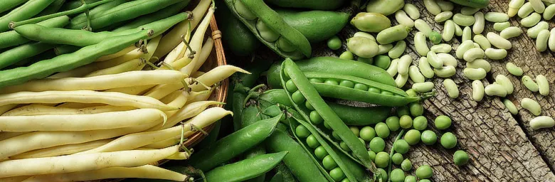 Green beans and peas