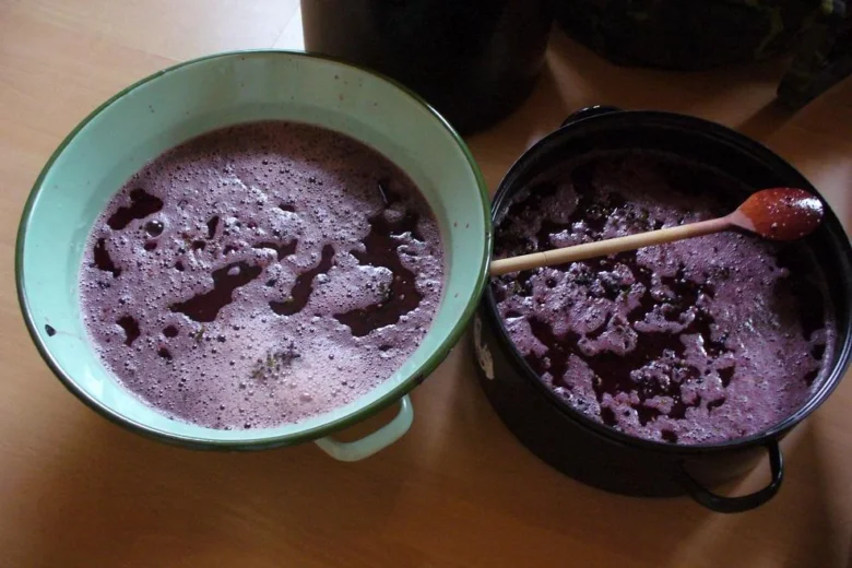 Fermented grape juice bowls